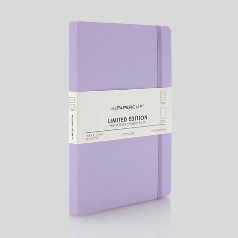 100 GSM Limited Edition Lilac Ruled Notebook