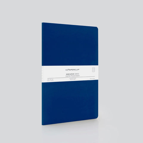 A4 Notebook Blue Centre Thread Sewn