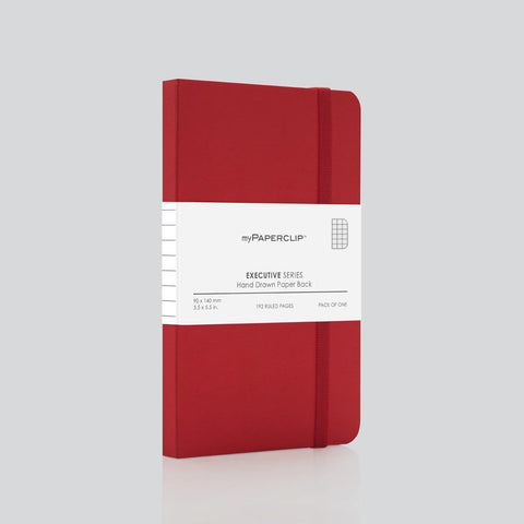 A6 Notebook Soft Cover Red by myPAPERCLIP
