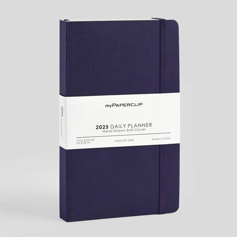 2025 Soft Cover A5 Slim Daily Planner