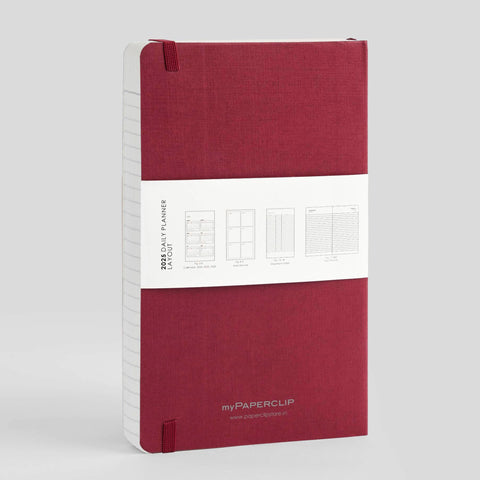 2025 Soft Cover A5 Slim Daily Planner