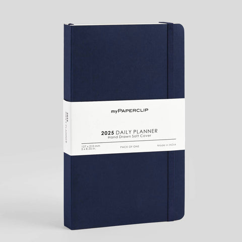 2025 Soft Cover A5 Slim Daily Planner