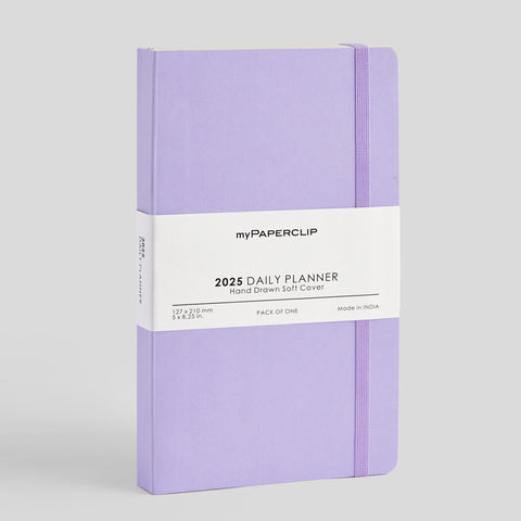 2025 Soft Cover A5 Slim Daily Planner