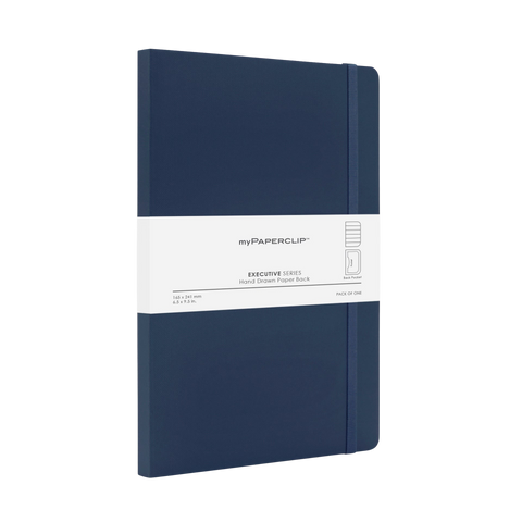 Executive Series Large Notebook Soft Cover 192 Pages 80 GSM