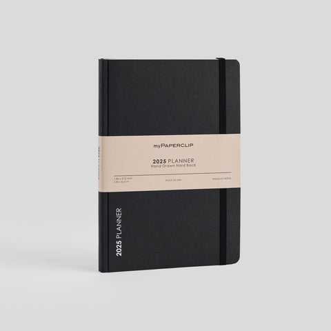 2025 Hard Cover A5 Weekly Planner