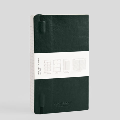 2025 Vegan Leather A5 Slim Daily Planner