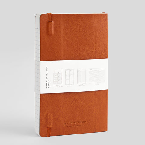 2025 Vegan Leather A5 Slim Daily Planner