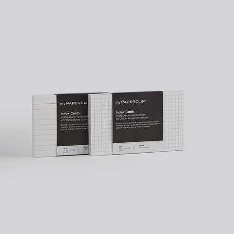 Small 50 Pack White Index Cards