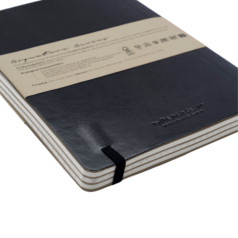 Signature Series Vegan Leather Soft Cover Notebook | 100 GSM Italian Paper