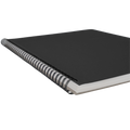 Wiro Series A4 Spiral Bound Notebook Black