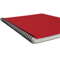 Wiro Series A4 Spiral Bound Notebook Red