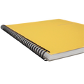 Wiro Series A4 Spiral Bound Notebook Yellow