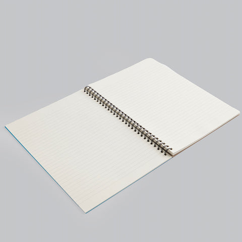 Wiro Series B5 Spiral Bound Notebook | 80 GSM Natural Shade Paper
